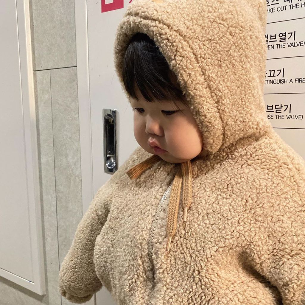 毛茸茸小妹妹太可爱！ (图/翻摄自IG@luvv_hyul1)