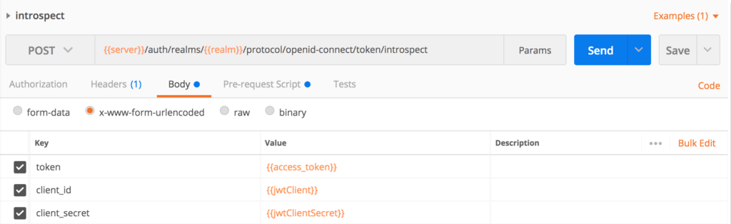 使用邮递员访问Keycloak端点