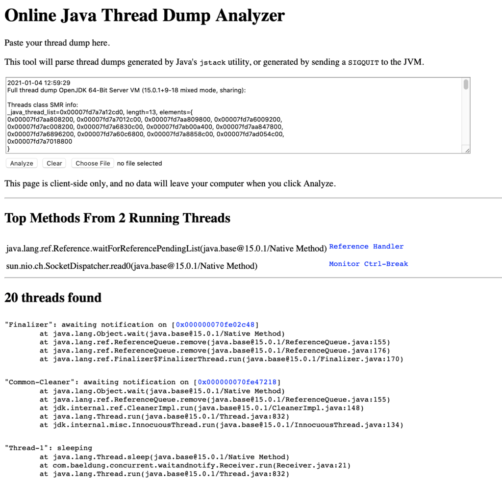 如何分析Java线程转储