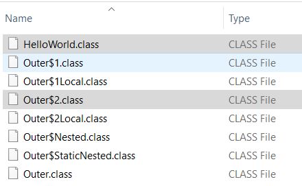 Java类文件命名约定