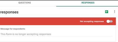如何在 Google 表单开关中限制响应