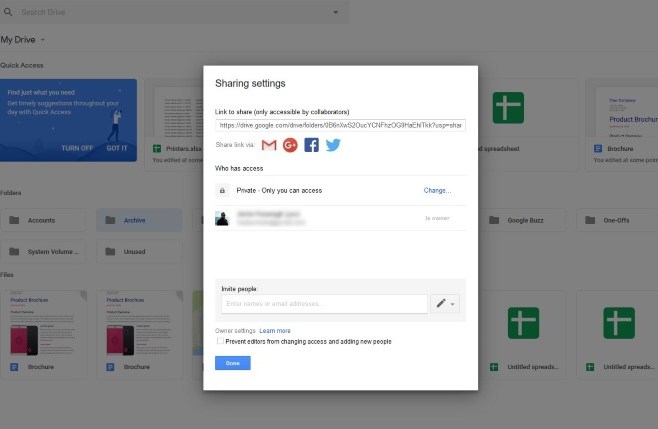 如何隐藏 Google Drive 中的文件