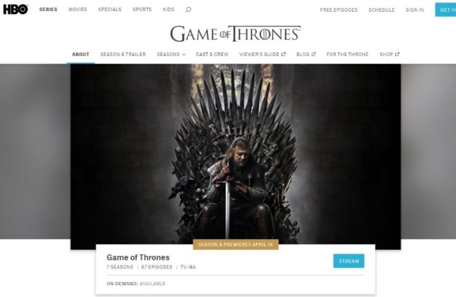 观看权力的游戏在线的最佳场所
