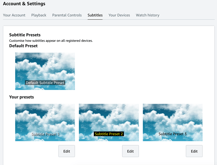 如何关闭亚马逊主要视频的隐藏式字幕