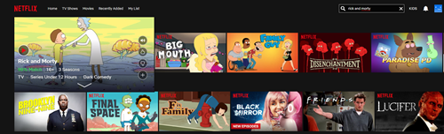 netflix rick and morty 