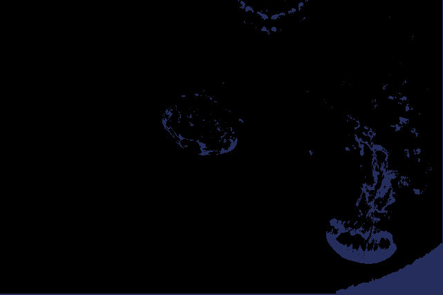 k表示影像分割后，有什么功能或方法可以显示影像簇吗？