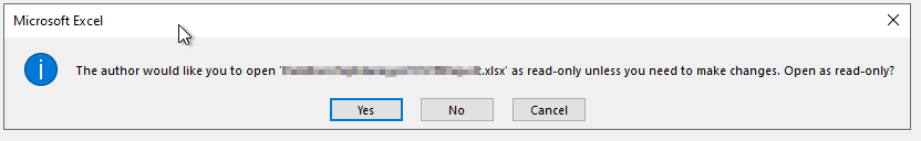 如何让 PowerShell 抑制只读模式，并在打开 Excel 作业簿时允许编辑？