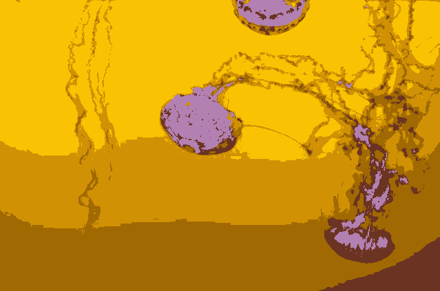 k表示影像分割后，有什么功能或方法可以显示影像簇吗？