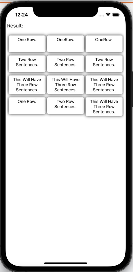如何调整 BindableLayout 中每一行网格的高度以适应内容的高度？